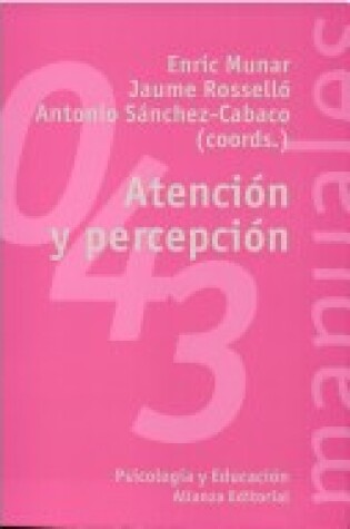 Cover of Atencion y Percepcion