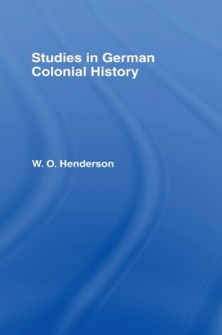 Cover of Studies in German Colonial History