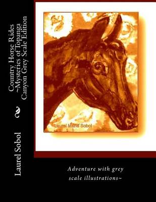 Cover of Country Horse Rides Mysteries of Topanga Canyon Grey Scale Edition