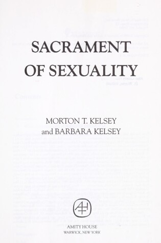 Cover of Sacrament of Sexuality