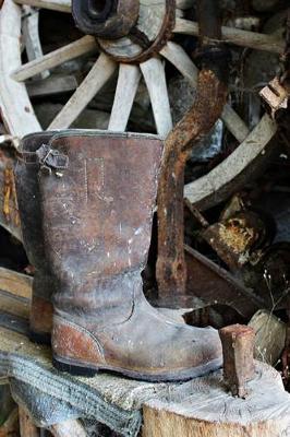 Book cover for A Brown Old Work Boots Still Life Journal