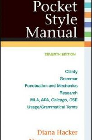 Cover of A Pocket Style Manual, with 2016 MLA Update