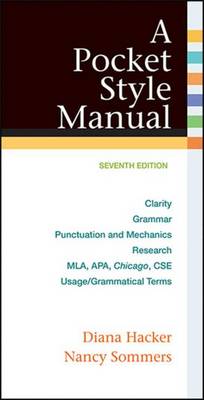 Book cover for A Pocket Style Manual, with 2016 MLA Update