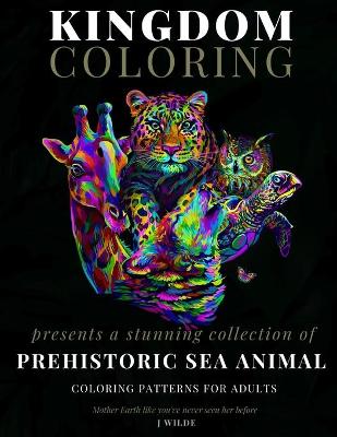 Book cover for A Collection of Prehistoric Sea Animal Coloring Patterns for Adults