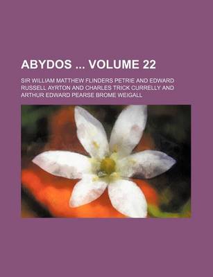 Book cover for Abydos Volume 22