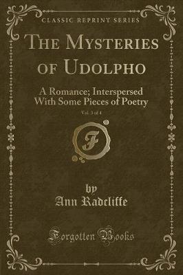 Book cover for The Mysteries of Udolpho, Vol. 3 of 4