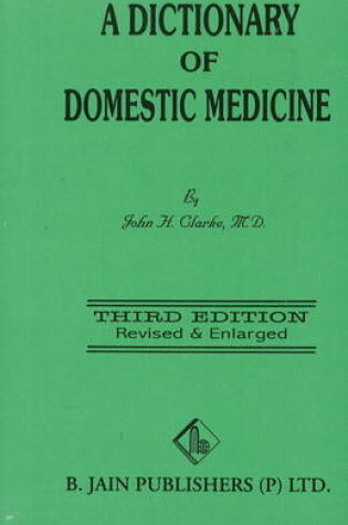 Cover of Dictionary of Domestic Medicine