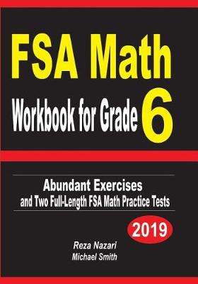 Book cover for FSA Math Workbook for Grade 6