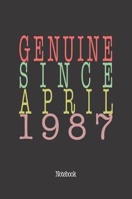 Book cover for Genuine Since April 1987