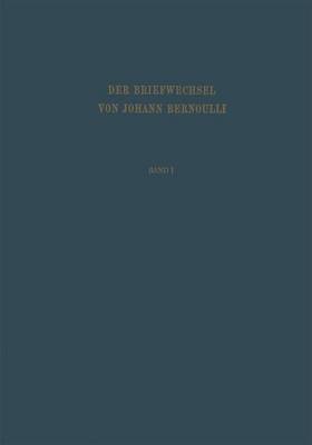 Book cover for Der Briefwechsel Von Johann I. Bernoulli