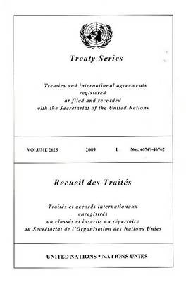 Cover of Treaty Series 2625