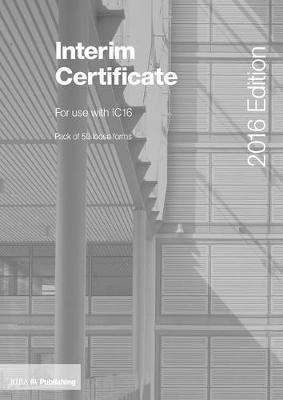 Book cover for Interim Certificate for IC16