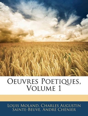 Book cover for Oeuvres Poetiques, Volume 1