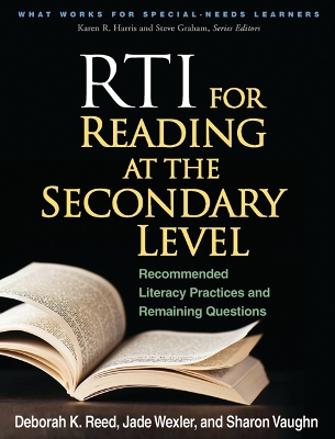 Book cover for RTI for Reading at the Secondary Level