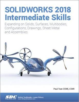 Book cover for SOLIDWORKS 2018 Intermediate Skills