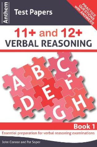 Cover of Anthem Test Papers 11+ and 12+ Verbal Reasoning Book 1