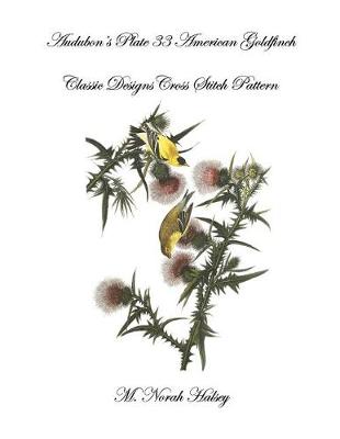 Book cover for Audubon's Plate 33 American Goldfinch