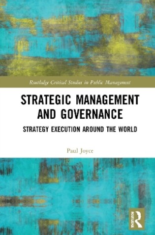 Cover of Strategic Management and Governance