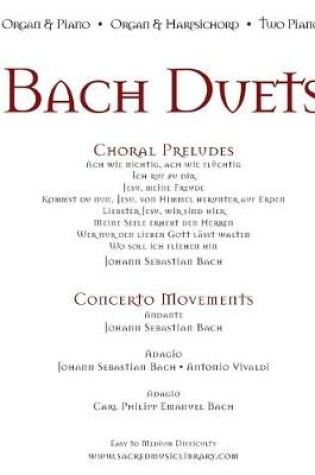 Cover of Bach Duets