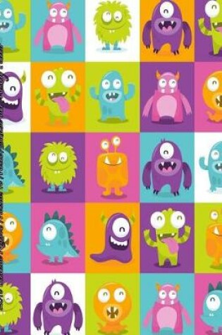 Cover of 2018 Fantastic Rainbow Monsters 18 Month Academic Year Monthly Planner