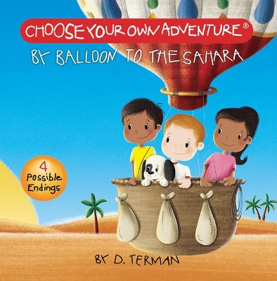 Book cover for By Balloon to the Sahara Board Book (Choose Your Own Adventure)