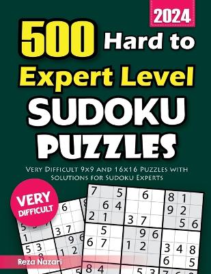 Book cover for 500 Hard to Expert Level Sudoku Puzzles