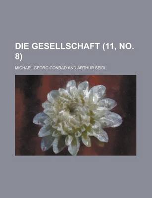 Book cover for Die Gesellschaft (11, No. 8 )