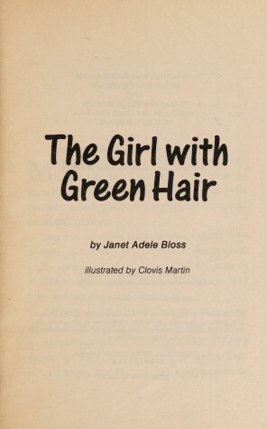 Book cover for The Girl with Green Hair