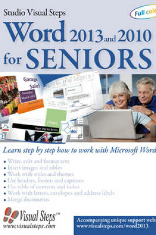 Cover of Word 2013 and 2010 for Seniors