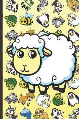 Book cover for Sheep Animal Party Notebook