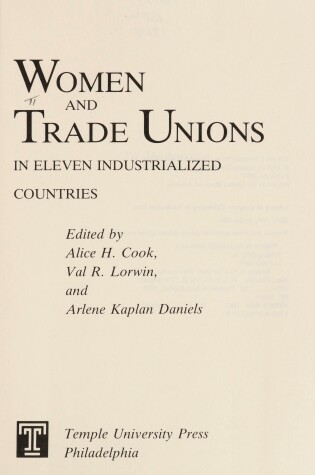 Cover of Women/Trade Unions