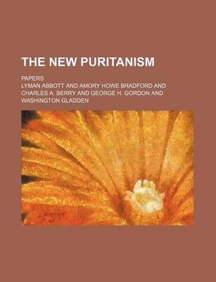 Book cover for The New Puritanism; Papers