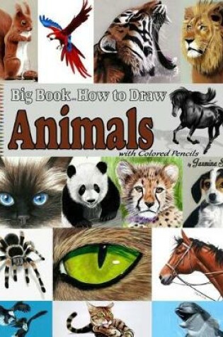 Cover of Big Book on How to Draw Animals with Colored Pencils