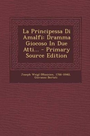 Cover of La Principessa Di Amalfi