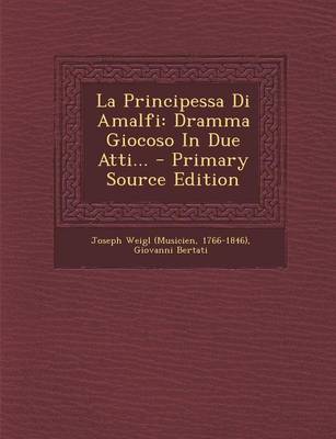 Book cover for La Principessa Di Amalfi