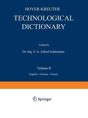 Book cover for Technological Dictionary