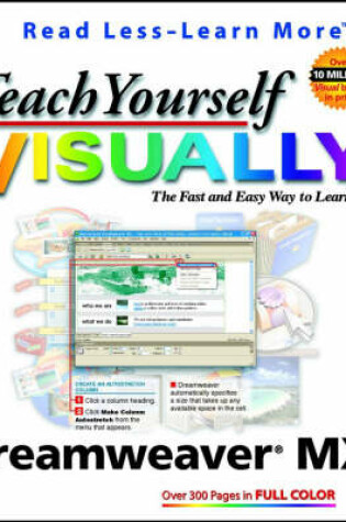 Cover of Teach Yourself Visually Dreamweaver MX