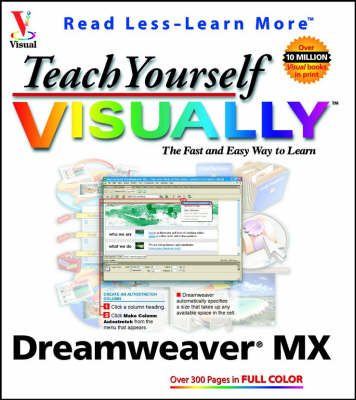 Book cover for Teach Yourself Visually Dreamweaver MX