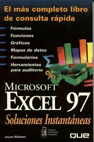 Cover of Microsoft Excel 97 Soluciones