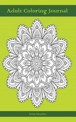 Book cover for Adult Coloring Journal (green)