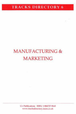 Cover of Manufacturing and Marketing