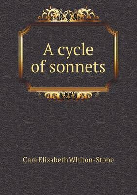 Book cover for A Cycle of Sonnets