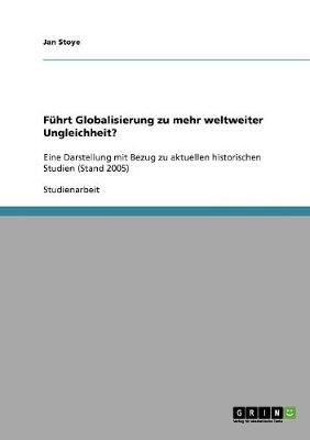 Book cover for Fuhrt Globalisierung zu mehr weltweiter Ungleichheit?