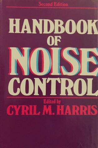 Cover of Handbook of Noise Control