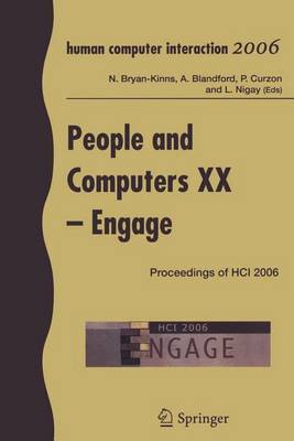 Book cover for People and Computers XX - Engage: Proceedings of Hci 2006