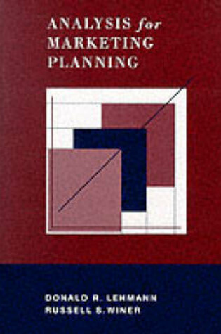 Cover of Anal Mktg Plan