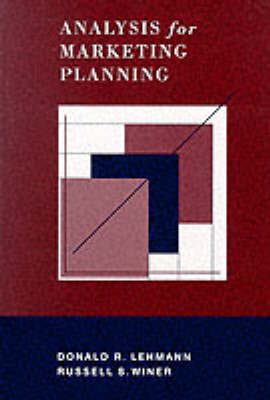 Book cover for Anal Mktg Plan