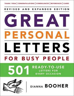 Book cover for Great Personal Letters for Busy People: 501 Ready-To-Use Letters for Every Occasion