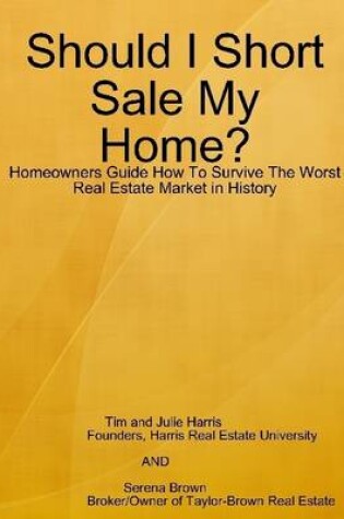 Cover of Should I Short Sale My Home?