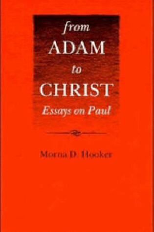 Cover of From Adam to Christ
